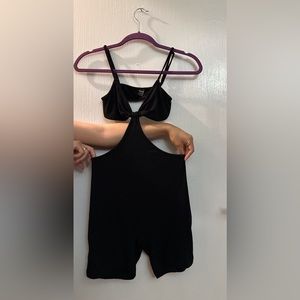 Shein side cut romper